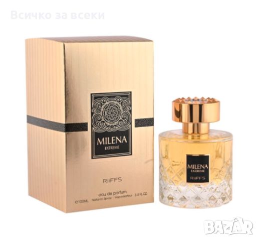 Оригинален Арабски дамски парфюм Milena Extreme Riiffs Eau de Parfum 100 ml. , снимка 5 - Дамски парфюми - 45470395