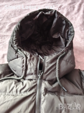 Мъжко черно зимно яке Cropp L размер , снимка 3 - Якета - 53082200