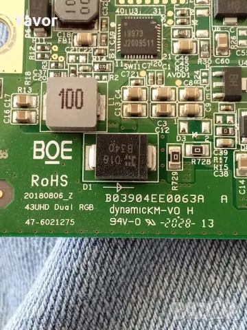 Т-кон работещ HV430QUBH10 от тв JVC 43va6900