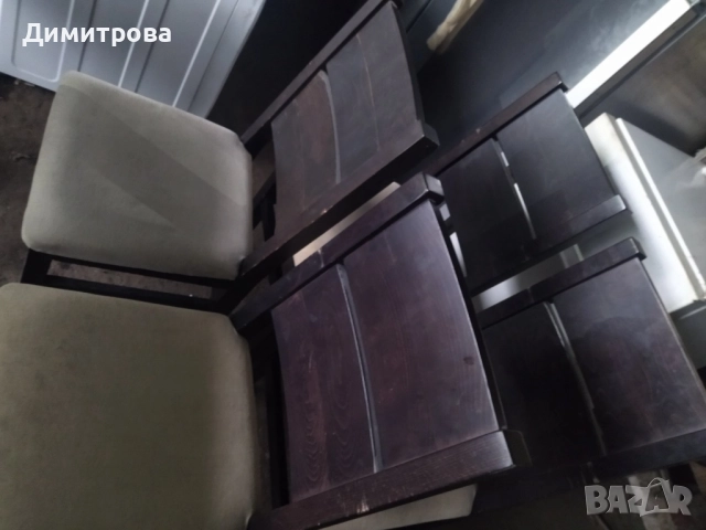 Трапезна маса с 4 стола, снимка 2 - Маси - 52221699