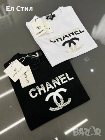 🩷Дамска тениска ✨🔥🔥🔥 👍 ✨𝗣𝗿𝗶𝗰e :15€ НА ЕДРО ✨𝗦ı𝘇𝗲: S M L XL XXL 📌5 бр, снимка 6 - Тениски - 53671985