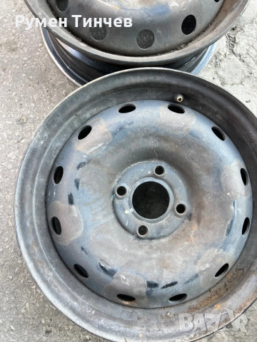 2бр метални джанти за Рено и Дачия 15 ки, снимка 2 - Гуми и джанти - 53741850