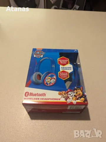 Детски Bluethoot слушалки Paw Patrol, снимка 1 - Bluetooth слушалки - 47208429