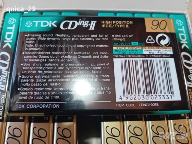 TDK CDing ll 90, снимка 2 - Декове - 48514591