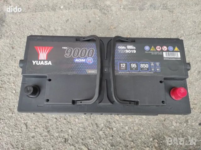 Акумулатор 12V YUASA YBX9000 AGM, снимка 2 - Части - 50089780