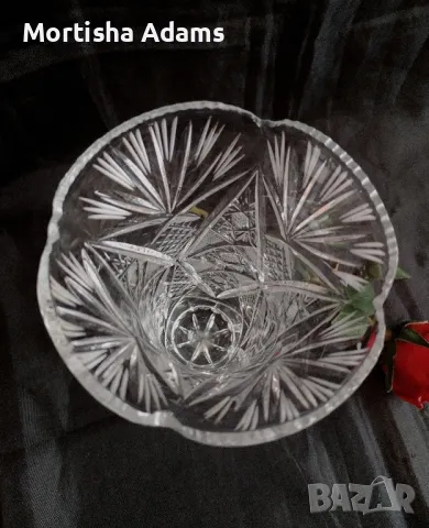 Кристална ваза, снимка 3 - Вази - 49765397