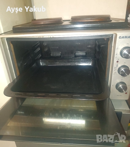 Продавам електрическа фурна с котлони марка gamalux използвана работи перфектно няма забележки , снимка 2 - Печки, фурни - 53564840