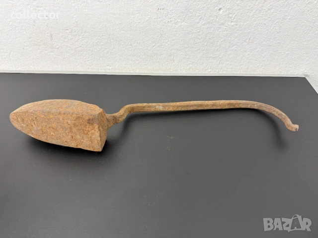 Автентична сарашка / абаджийска ютия. №8057, снимка 8 - Колекции - 54037834