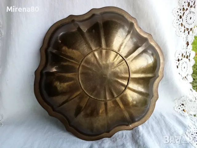 Винтидж фруктиера бронз, снимка 5 - Антикварни и старинни предмети - 49936345