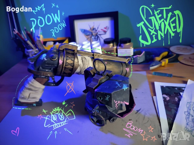 Arcane Jinx Cosplay Props Комплект Джинкс косплей елементи