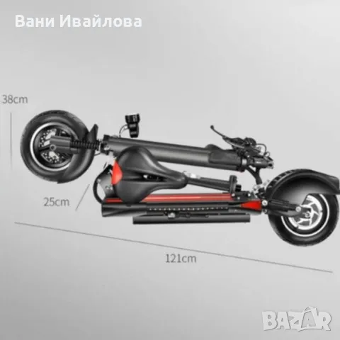 Eлектрически сгъваем скутер, снимка 7 - Други спортове - 47896906