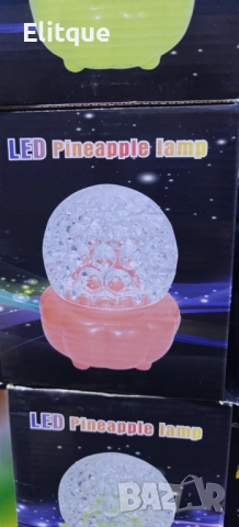 Коледна кристална въртяща се топка LED светлина, снимка 4 - Други - 52820245