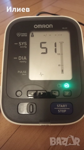 Апарат за измерване на кръвно налягане - ОMRON M6 AC, снимка 4 - Друга електроника - 53029470