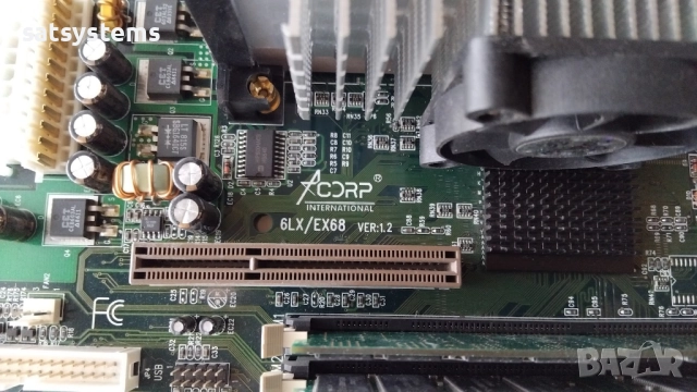 Дънна платка Acorp 6LX/EX68 v1.2 Slot 1 CPU+RAM+VGA, снимка 3 - Дънни платки - 51871080