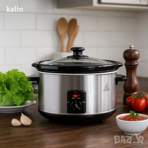 Slow Cooker тенджера Royalty Line SLC1012/SLC1013 – спестява време, съхранява вкуса, снимка 2 - Други - 51629629