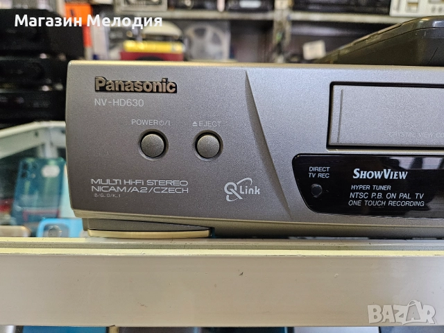 Видео Panasonic NV-HD630 Hi-Fi Stereo с оригинално дистанционно. В отлично техническо и визуално със, снимка 3 - Плейъри, домашно кино, прожектори - 52319411