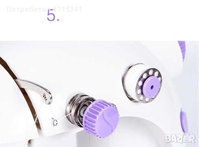 Многофункционална шевна машина с 5 програми. Размери - 220*130*210(мм) Защитен предпазител на иглата, снимка 5 - Други стоки за дома - 53212636