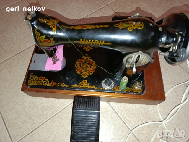 Електрическа шевна машина Юнион, снимка 4 - Шевни машини - 54183236