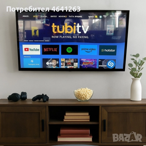 Телевизор A6 SMART Full HD – 32 и 43 инча с Android, Netflix и YouTube, снимка 2 - Телевизори - 52872969
