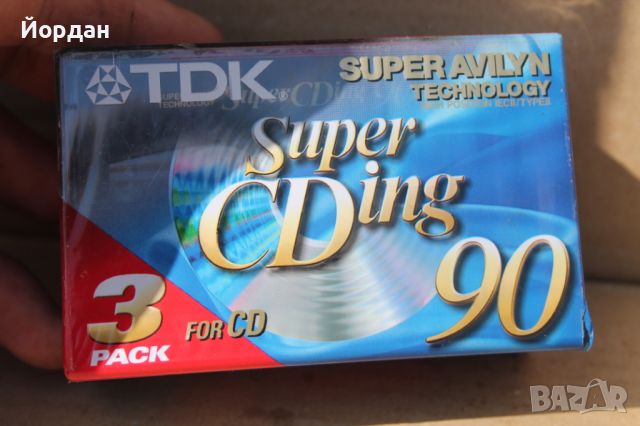 Аудио касетка 'TDK Super Avilyn 90'', снимка 2 - Аудио касети - 46472489