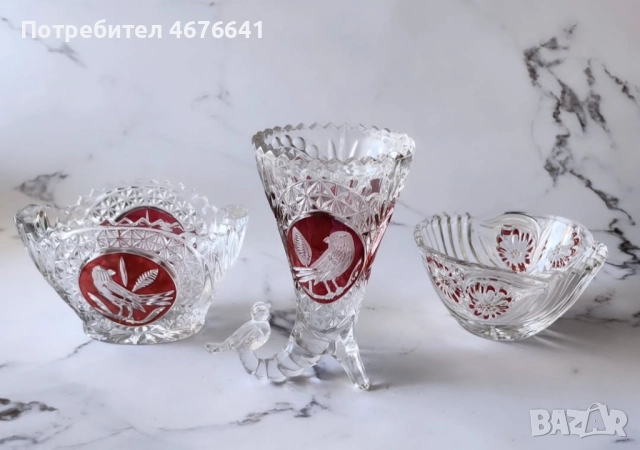 Оловен кристал сет