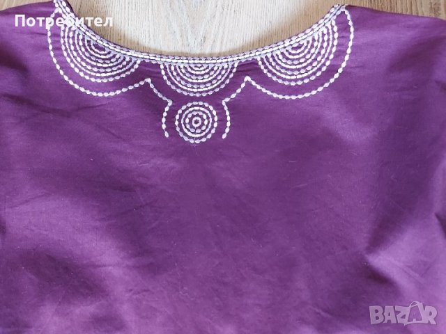 Дамска блуза с бродерия ХЛ-2ХЛ , снимка 5 - Блузи с дълъг ръкав и пуловери - 45439169