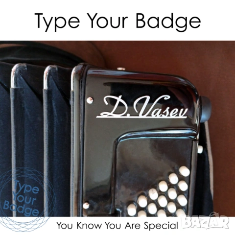 НАДПИСИ и ЕМБЛЕМИ за АКОРДЕОНИ, снимка 5 - Акордеони - 18239333