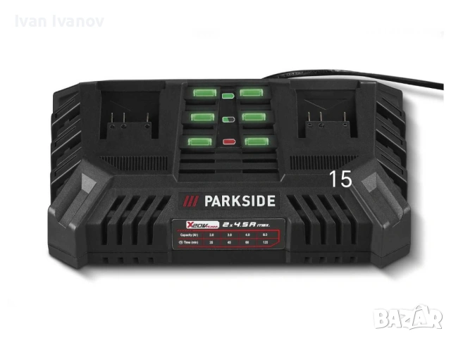 Parkside зарядни и батерии, снимка 2 - Други инструменти - 54050855