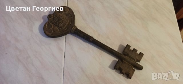 месингова пластика ключът на Стара Загора, снимка 4 - Антикварни и старинни предмети - 46644300