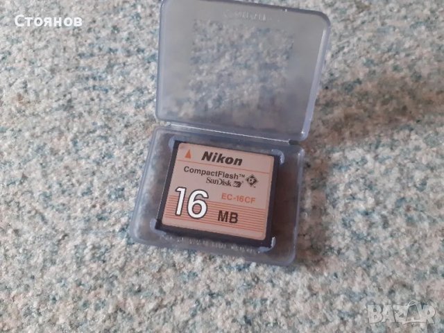  Compact Flash карти и четец за тях.Nikon,SanDisk,Kingston,LG и др., снимка 4 - Карти памет - 21765152