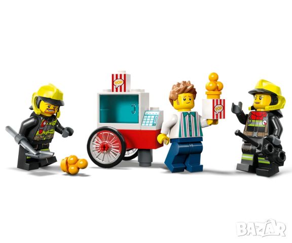 LEGO® City Fire 60375 - Пожарна команда и пожарникарски камион, снимка 3 - Рисуване и оцветяване - 45614299