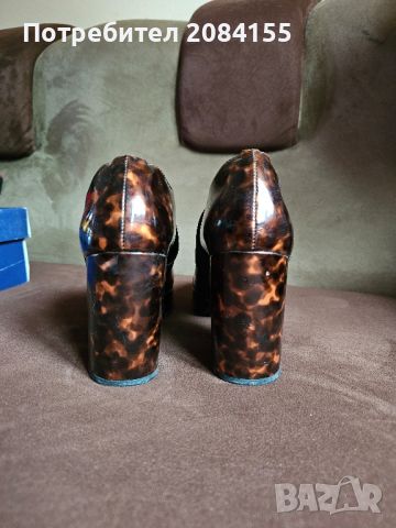Обувка с широк ток, снимка 2 - Дамски обувки на ток - 45670804