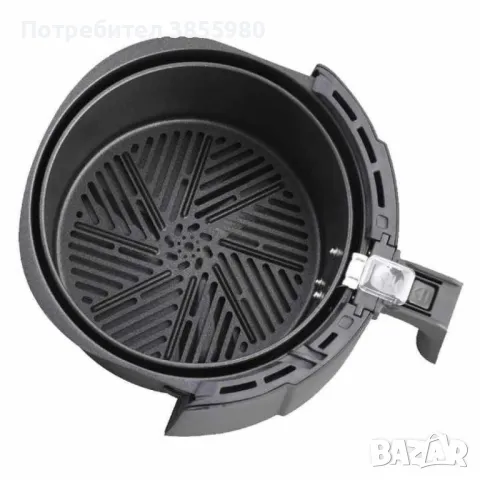 ФРИТЮРНИК С ГОРЕЩ ВЪЗДУХ Air Fryer, снимка 3 - Фритюрници - 46888208