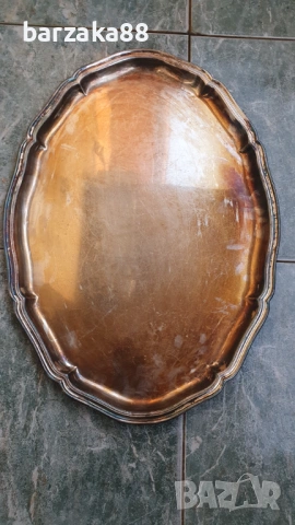 Голям посребрен Поднос