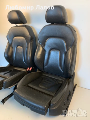 Предни кожени седалки подгрев А5 S5 (07-16)г. , снимка 4 - Части - 50818986
