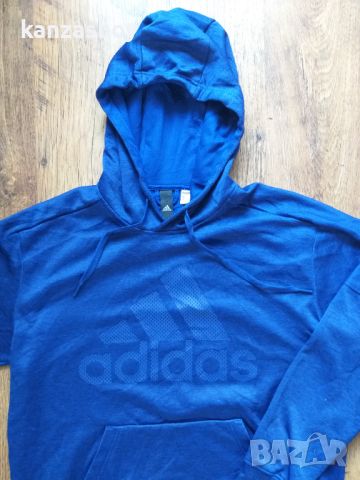 adidas TI FLC PO LOGO - страхотно мъжко горнище Л , снимка 3 - Спортни дрехи, екипи - 45625946