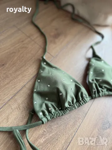 Дамски зелен бански , снимка 2 - Бански костюми - 50208315