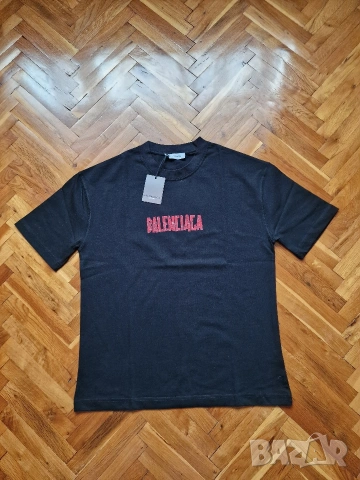 Страхотна мъжка тениска BALENCIAGA размер S M L XL 2XL , снимка 2 - Тениски - 53902306