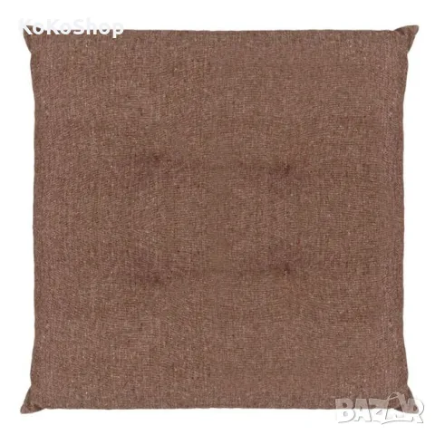Кафява възглавница  за стол-38х38х5 см./декоративна възглавница, снимка 2 - Възглавници - 49689249