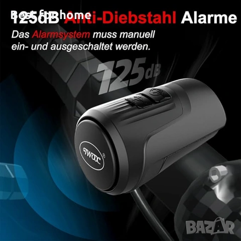 Електрически звънец за велосипед, 125dB алармена система против кражба, снимка 3 - Аксесоари за велосипеди - 53709180