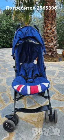 Продавам Детска количка тип чадър ,MINI by Easywalker Buggy +, Union Jack Vintage , снимка 2 - Детски колички - 48822924