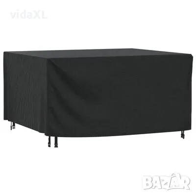 vidaXL Калъф за градинска мебел черен 180x140x90 см водоустойчив 420D(SKU:364807), снимка 2 - Други - 48697562