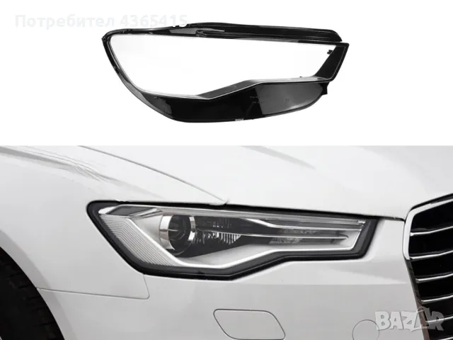 Стъклo за фар на Audi A6 C7 Facelift LCI (2015-2018) Десен, снимка 2 - Аксесоари и консумативи - 49985393