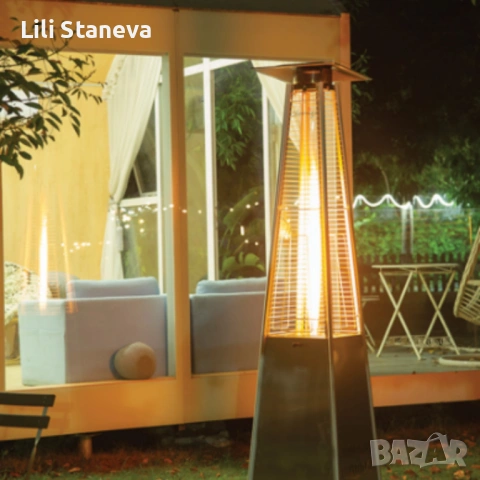 Газов отоплител-чадър 13 kW, 227 см – външен газов отоплител с калъф и защити + маймунка. , снимка 9 - Други - 53280214