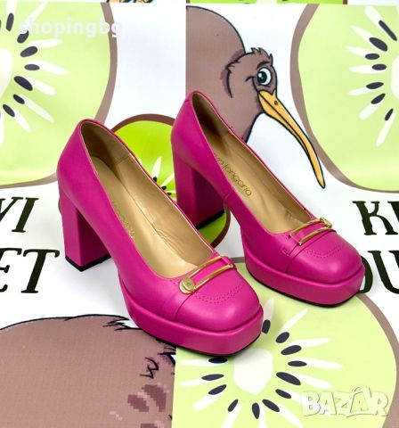 Обувки на ток и платформа Eva Longoria, снимка 4 - Дамски обувки на ток - 46375490