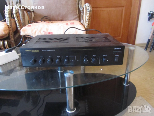 Продавам професионален предусилвател STRONG, снимка 2 - Ресийвъри, усилватели, смесителни пултове - 53096170