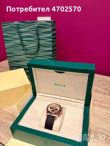 Rolex Daytona Cosmograph Rose gold 40 mm Oysterflex, снимка 2 - Мъжки - 53024473