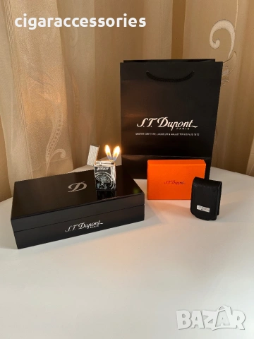 S.T. Dupont Joker запалка – 2 пламъка | Лукс модел | Пълен комплект, снимка 2 - Запалки - 53745429