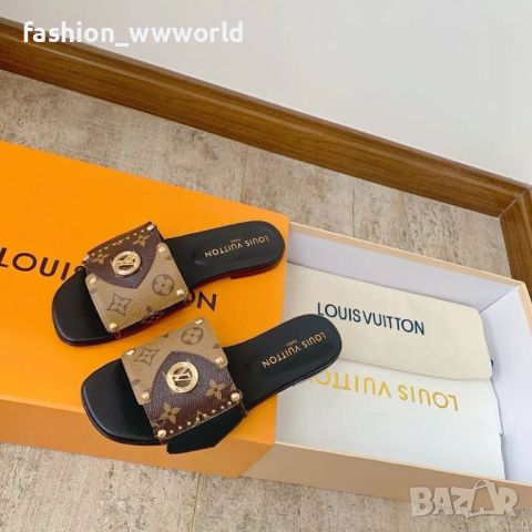 дамски чехли LOUIS VUITTON-реплика, снимка 1 - Чехли - 46402265