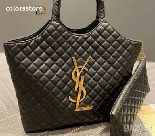 Черна чанта YSL-SG84D, снимка 1 - Чанти - 47466581